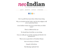 Tablet Screenshot of neoindian.org